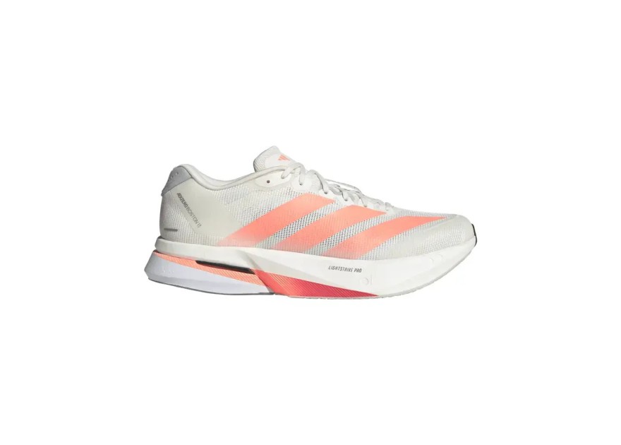 Adidas Adizero Boston 13 Ανδρικά Αθλητικά Παπούτσια Running Λευκά  Μπεζ