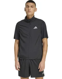 Adidas Essentials Αμάνικο Αθλητικό Μπουφάν Μαυρο