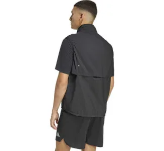 Adidas Essentials Αμάνικο Αθλητικό Μπουφάν Μαυρο