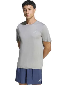 Adidas Ess Αθλητικό T-shirt Γκρι