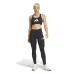 Adidas Essentials Training Γυναικείο Μακρύ Κολάν Ψηλόμεσο Μαύρο