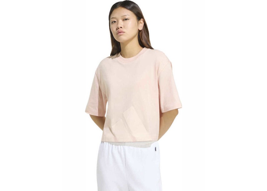 Adidas Γυναικείο Αθλητικό Oversized T-shirt Σωμον