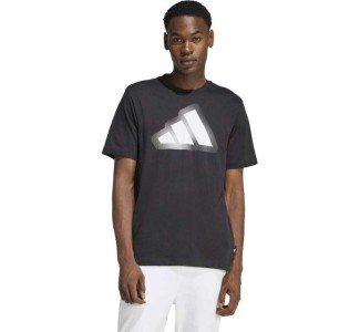 Adidas Αθλητικό T-shirt Μαύρο