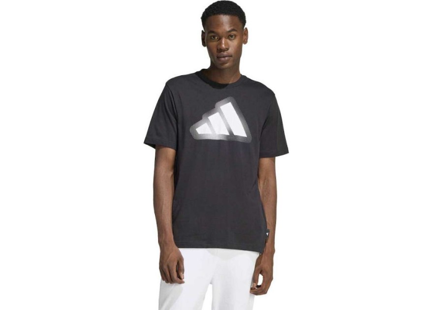 Adidas Αθλητικό T-shirt Μαύρο