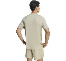 Adidas Ess Αθλητικό T-shirt Μπεζ