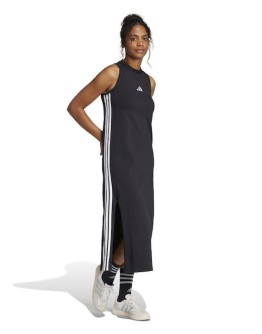 Adidas Essentials 3-Stripes Αθλητικό Φόρεμα Αμάνικο Black