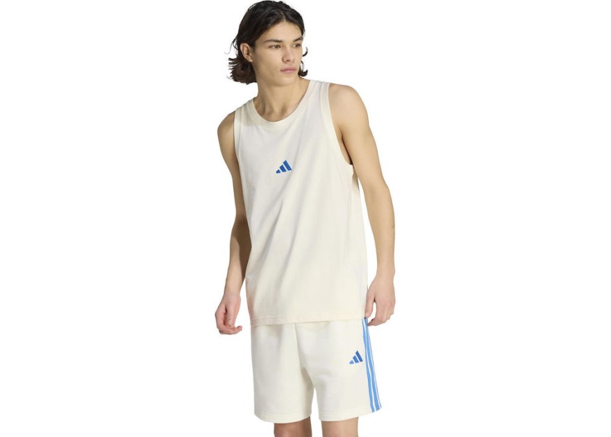 Adidas M Sl Αθλητικό T-shirt Λευκό