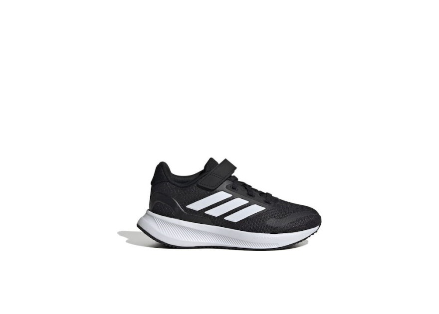 Adidas Runfalcon 5 Αθλητικά Παιδικά Παπούτσια Running με Σκρατς Core Black / Cloud White