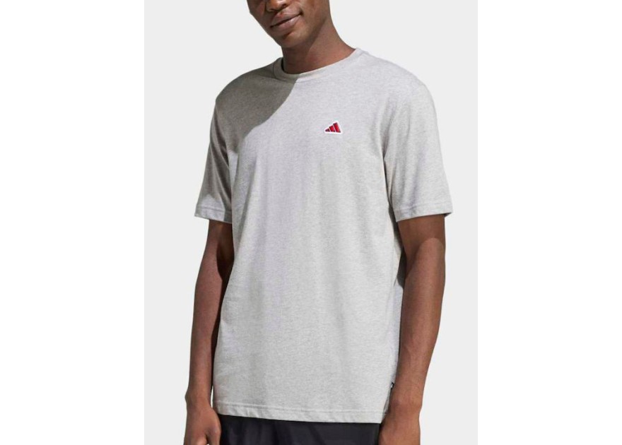 Adidas Graphic Αθλητικό T-shirt Medium Grey Heather