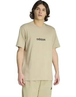 Adidas Polo Μπλούζα Κοντομάνικη Μπεζ