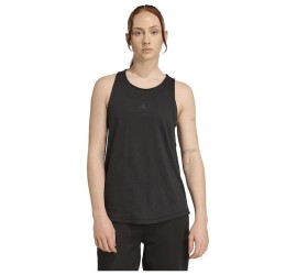 Adidas Essentials Γυναικεία Μπλούζα Βαμβακερή Αμάνικη Μαύρη