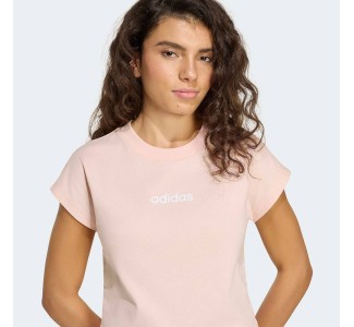 Adidas Γυναικείο Αθλητικό T-shirt Μπεζ