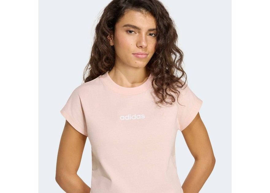 Adidas Γυναικείο Αθλητικό T-shirt Μπεζ