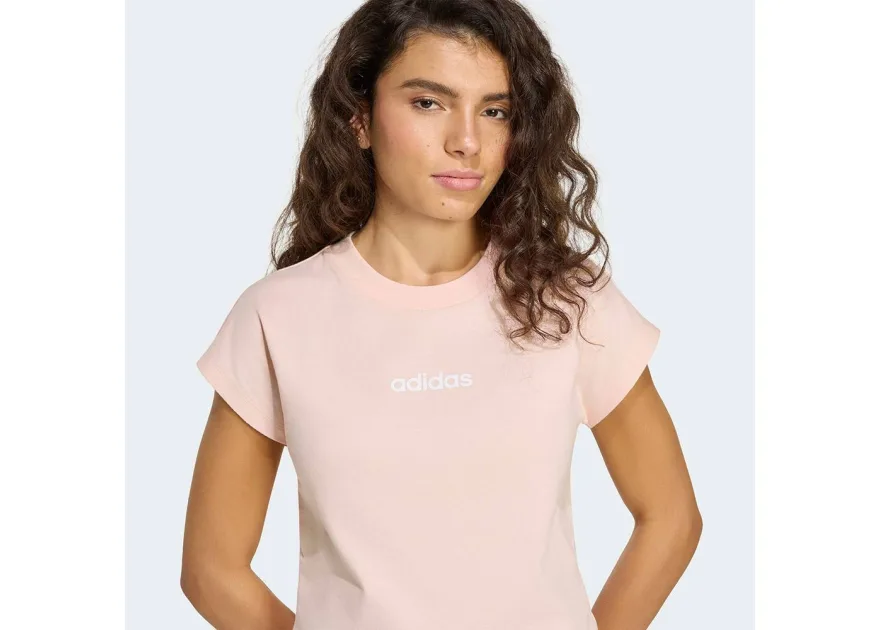 Adidas Γυναικείο Αθλητικό T-shirt Μπεζ