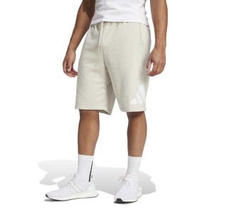 Adidas Essentials Big Logo French Terry Αθλητική Ανδρική Βερμούδα Μπεζ
