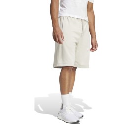 Adidas Essentials Big Logo French Terry Αθλητική Ανδρική Βερμούδα Μπεζ