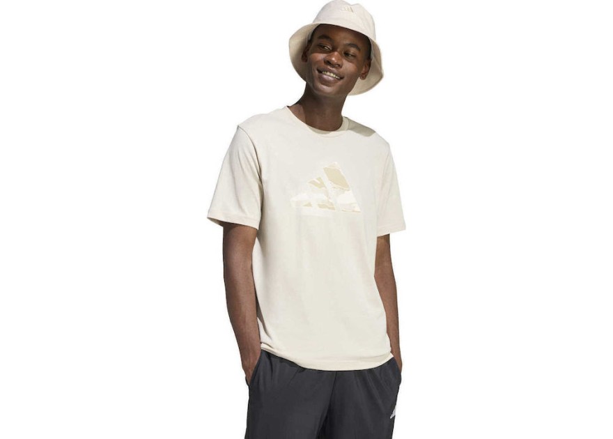 Adidas T-shirt Μπεζ