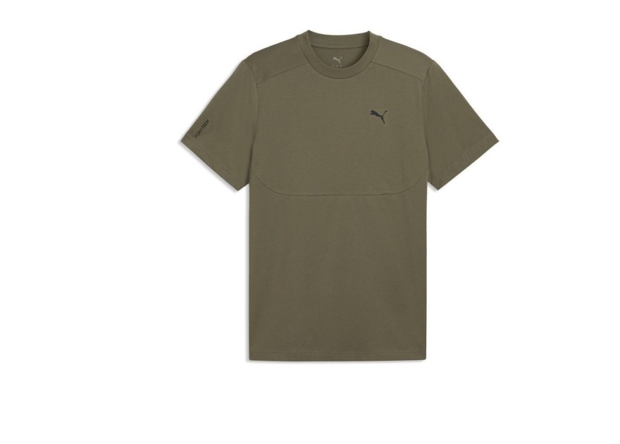 Puma Αθλητικό T-shirt Χακί