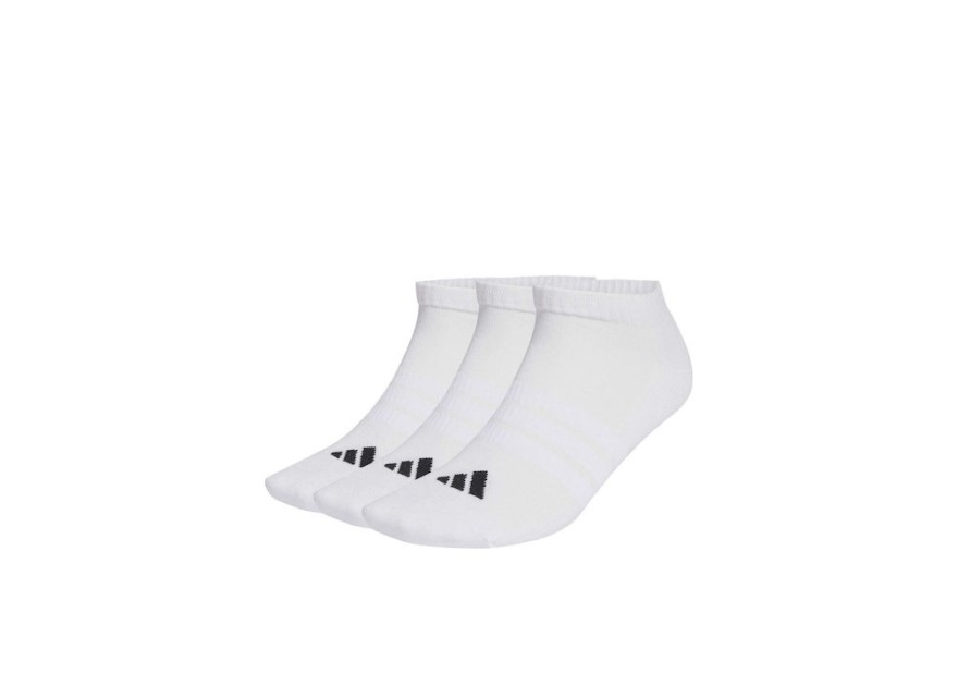 Adidas Essentials Αθλητικές Κάλτσες Λευκές 3 Ζεύγη