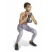 Adidas Animal Training Γυναικείο Cropped Κολάν Ψηλόμεσο Μωβ