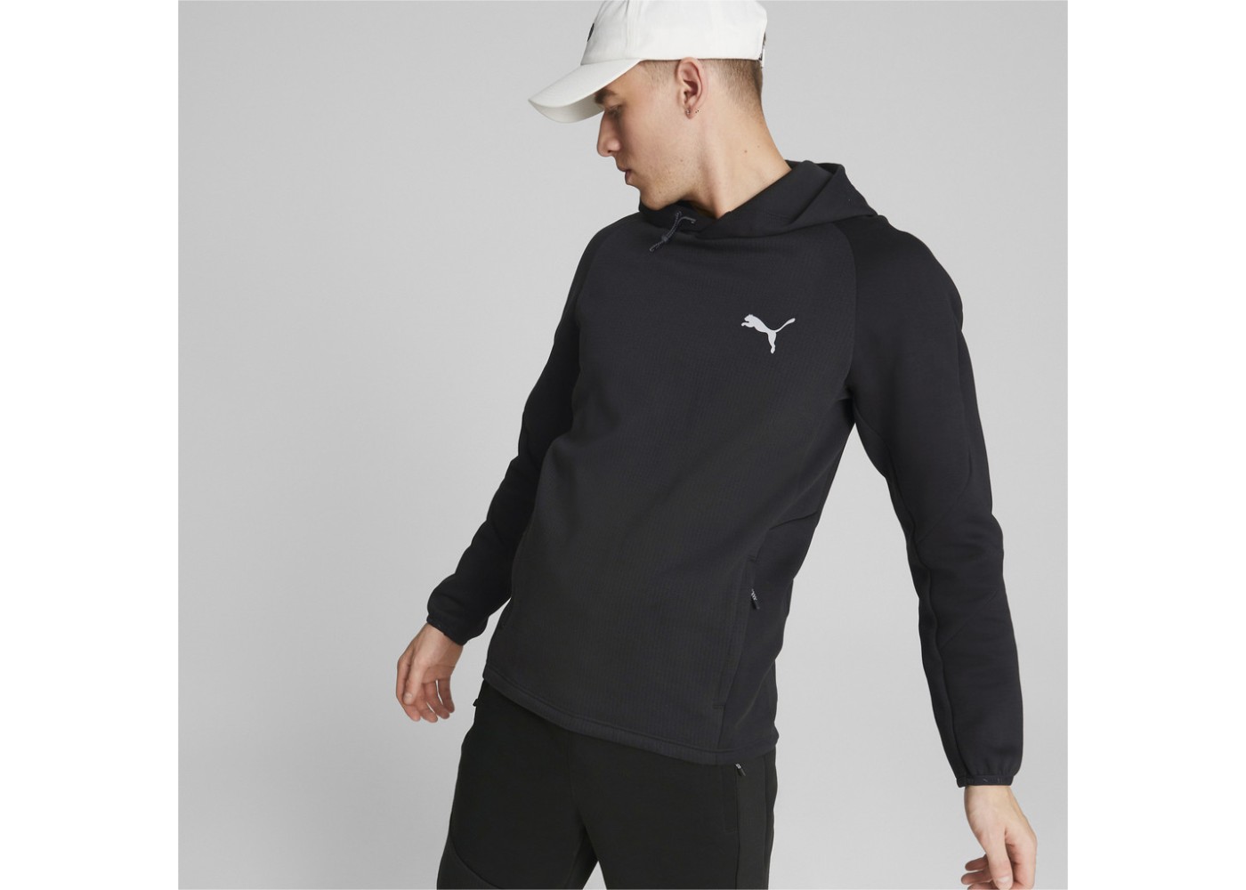 Puma evostripe best sale hoodie mens