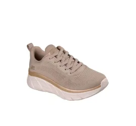 Skechers Bobs B Flex Γυναικεία Μποτάκια Μπεζ