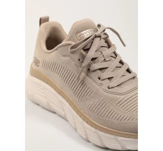 Skechers Bobs B Flex Γυναικεία Μποτάκια Μπεζ