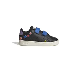 Adidas Παιδικά Sneakers Advantage CF με Σκρατς Μαύρα