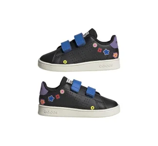Adidas Παιδικά Sneakers Advantage CF με Σκρατς Μαύρα