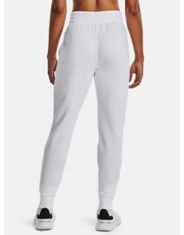 Under Armour Παντελόνι Γυναικείας Φόρμας με Λάστιχο Λευκό Fleece