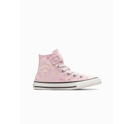 Converse Chuck Taylor All Star Παιδικά Sneakers High με Σκρατς Ροζ