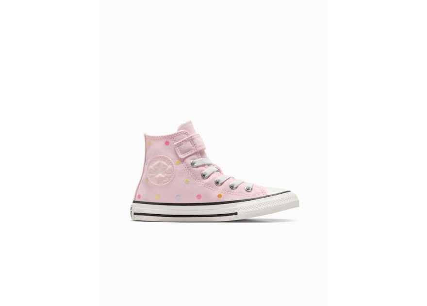 Converse Chuck Taylor All Star Παιδικά Sneakers High με Σκρατς Ροζ
