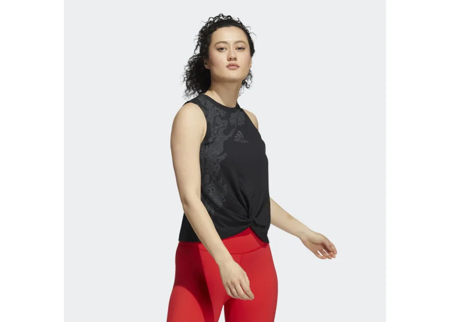 Adidas Camo Graphic Knot Wmn's Tank Top