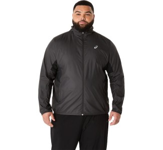 Asics M Core Μπουφάν Αδιάβροχο και Αντιανεμικό Μαύρο