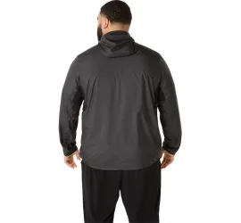 Asics M Core Μπουφάν Αδιάβροχο και Αντιανεμικό Μαύρο
