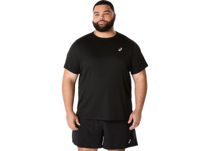 Asics Core Αθλητικό T-shirt Μαύρο