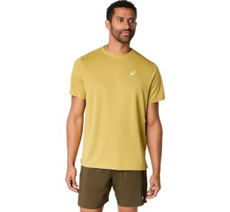 Asics Core Αθλητικό T-shirt Κίτρινο