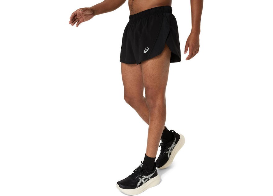 Asics Core Split Ανδρική Βερμούδα Μαύρη