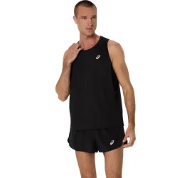 Asics Core Αθλητικό T-shirt Μαύρο