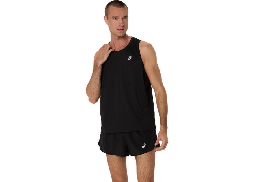 Asics Core Αθλητικό T-shirt Μαύρο