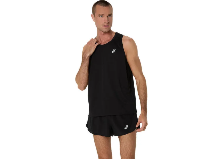 Asics Core Αθλητικό T-shirt Μαύρο