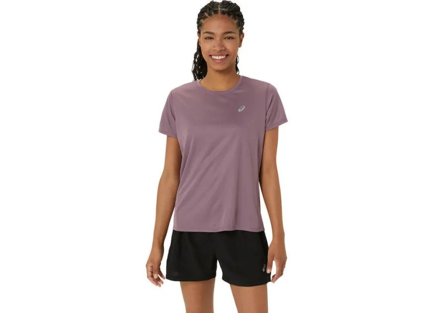 ASICS Core Γυναικείο Αθλητικό T-shirt Μωβ