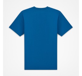 CONVERSE - Melting Chuck Graphic Erkek Mavi T-Shirt