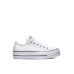 Converse Chuck Taylor All Star Lift Clean Low Top Flatforms Sneakers White / Black