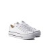 Converse Chuck Taylor All Star Lift Clean Low Top Flatforms Sneakers White / Black