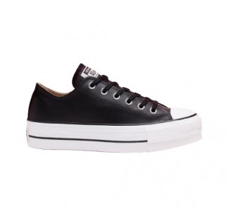 CONVERSE - Chuck Taylor All Star Platform Clean Leather Low-Top