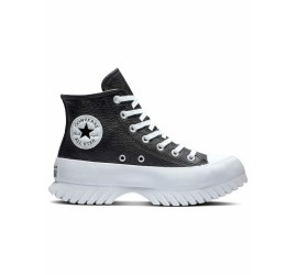 Converse Chuck Taylor All Star Lugged 2.0 Γυναικεία Μποτάκια Μαύρα Με Λευκό Πάτο