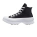 Converse Chuck Taylor All Star Lugged 2.0 Γυναικεία Μποτάκια Μαύρα Με Λευκό Πάτο