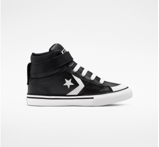 Converse Παιδικά Sneakers High Youth Pro Blaze Strap για Αγόρι Μαύρα