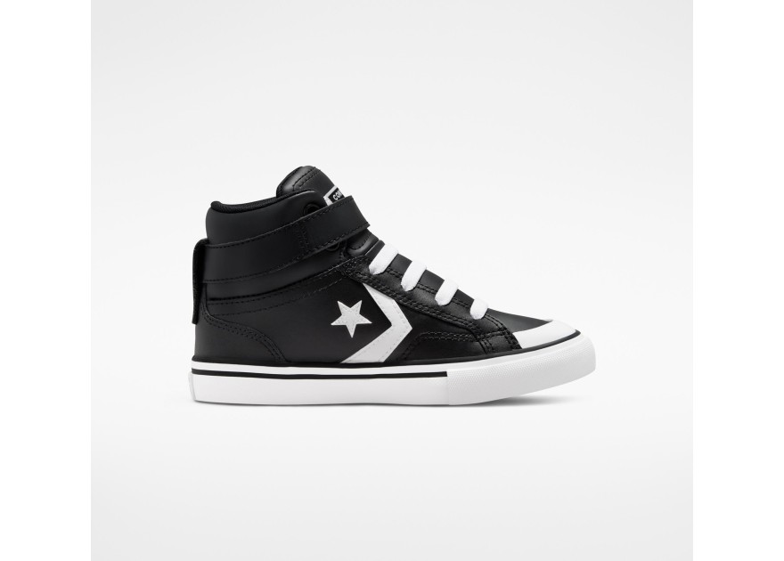 Converse Παιδικά Sneakers High Youth Pro Blaze Strap για Αγόρι Μαύρα